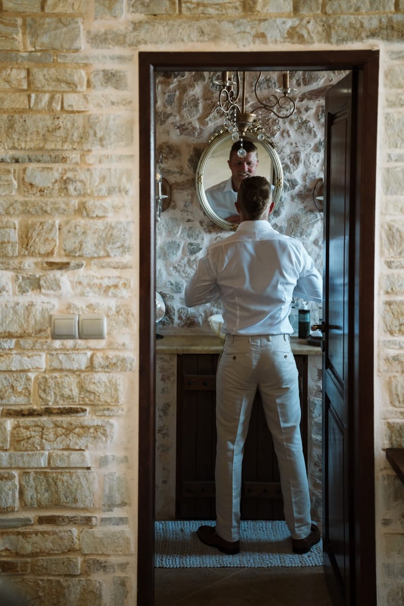 Reni & Jordan Wedding at the Cycladic Gem Villa Ios