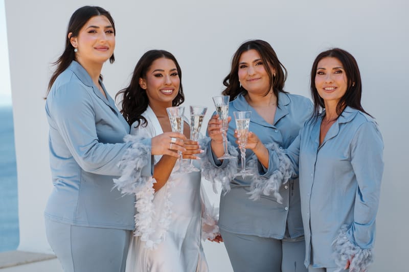 Reni & Jordan Wedding at the Cycladic Gem Villa Ios