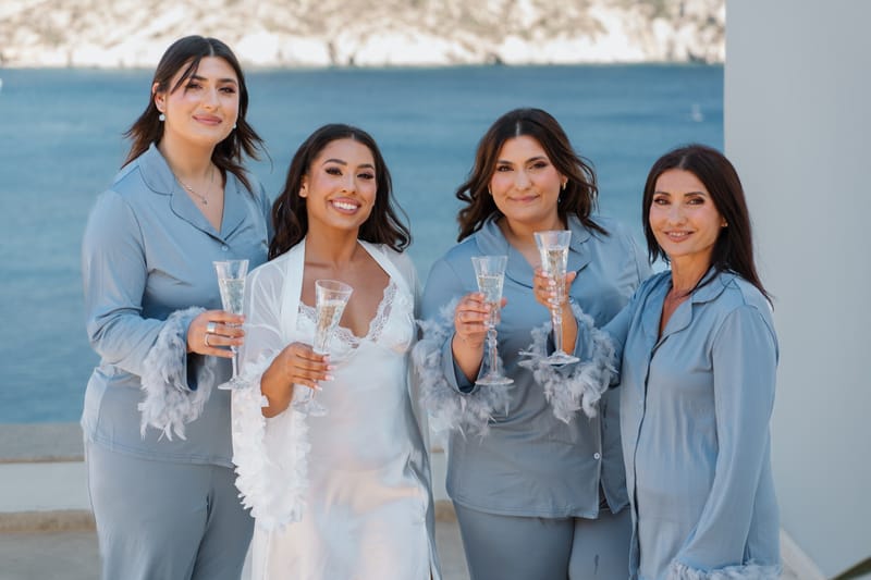 Reni & Jordan Wedding at the Cycladic Gem Villa Ios