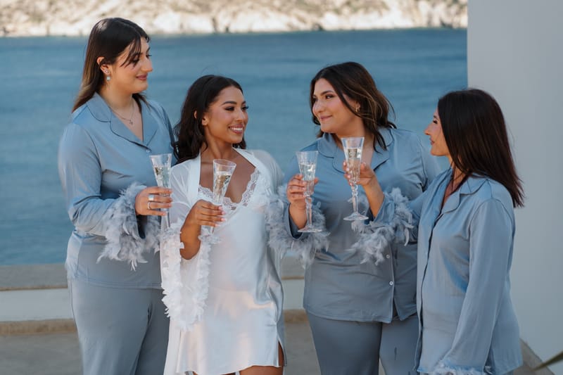 Reni & Jordan Wedding at the Cycladic Gem Villa Ios