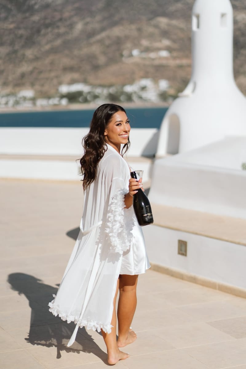 Reni & Jordan Wedding at the Cycladic Gem Villa Ios