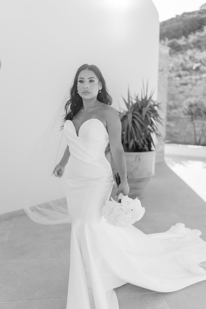 Reni & Jordan Wedding at the Cycladic Gem Villa Ios