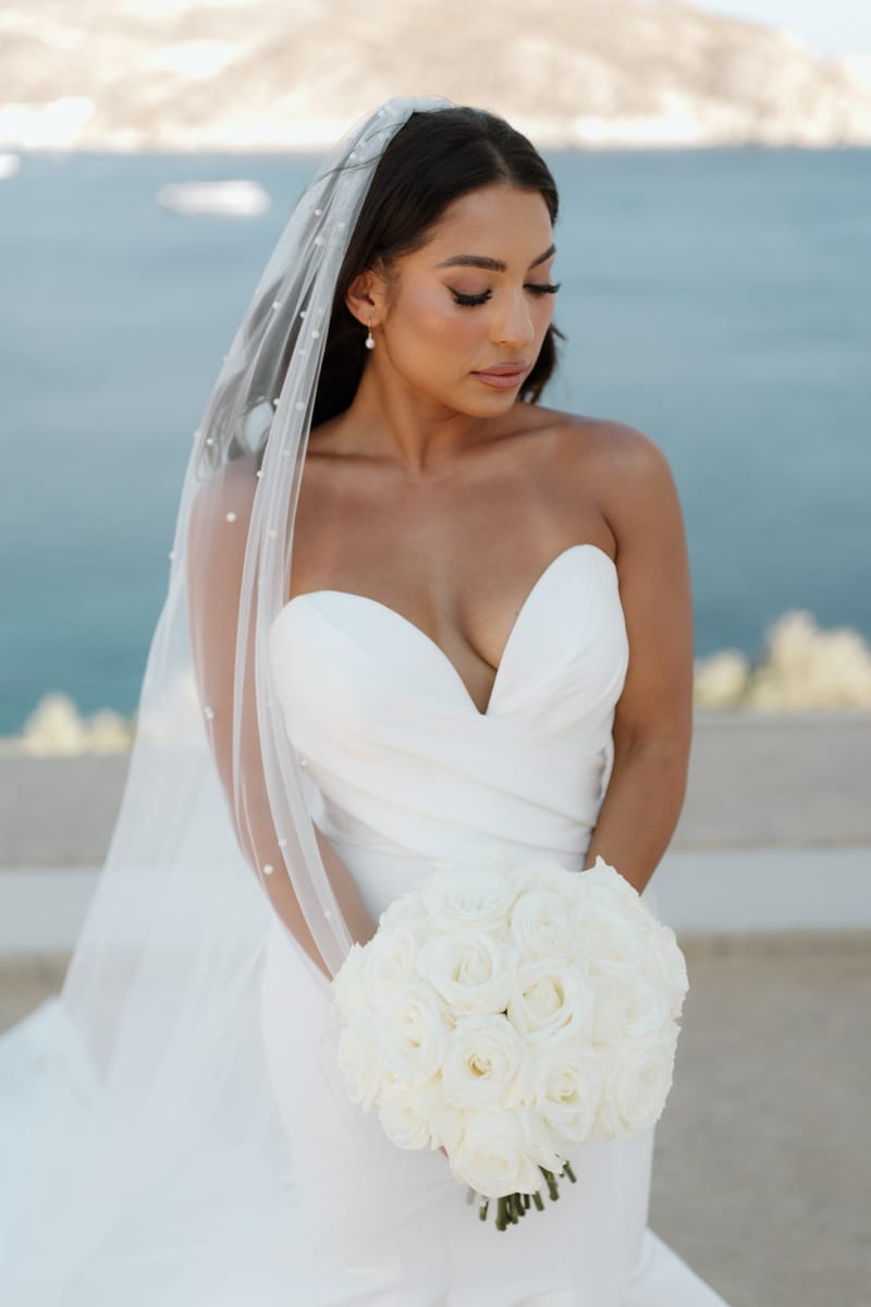 Reni & Jordan Wedding at the Cycladic Gem Villa Ios