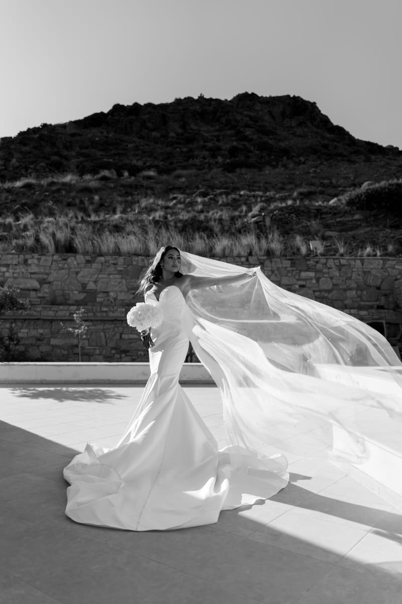 Reni & Jordan Wedding at the Cycladic Gem Villa Ios