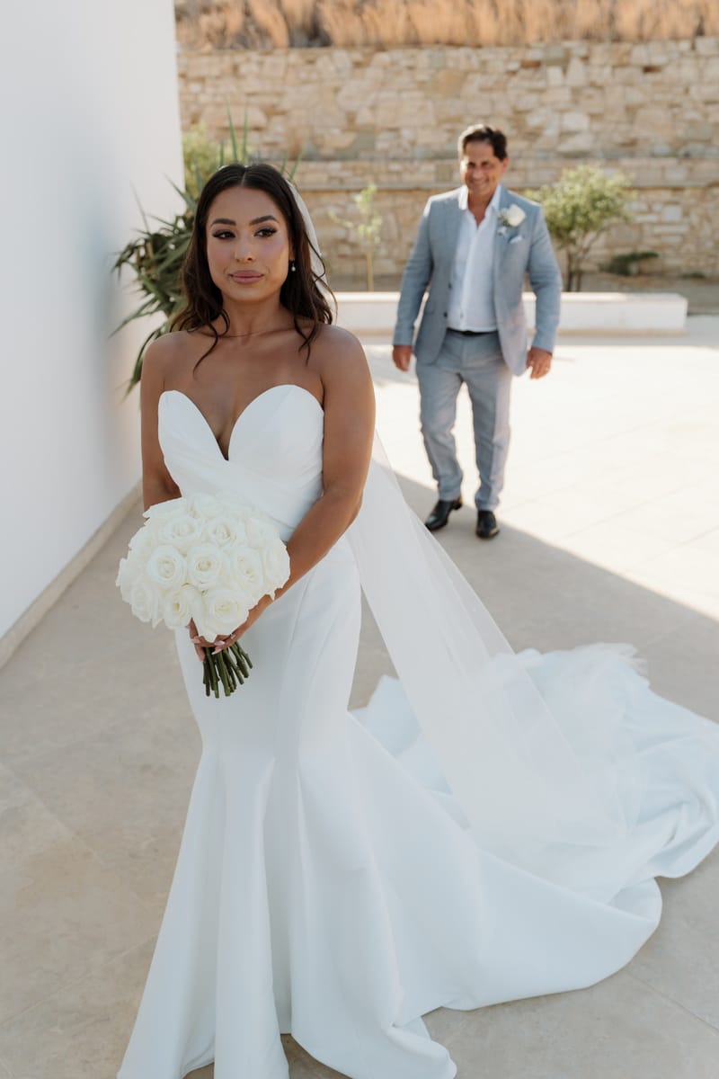 Reni & Jordan Wedding at the Cycladic Gem Villa Ios