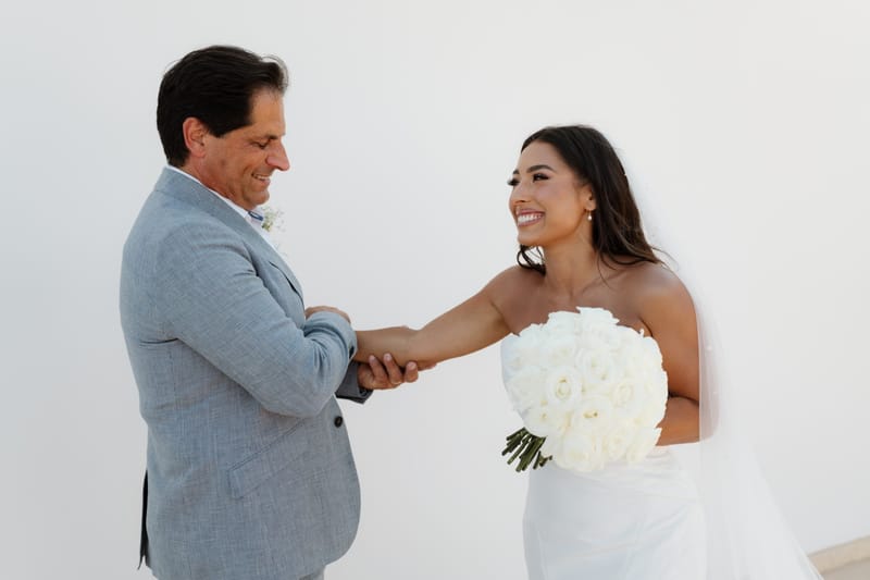 Reni & Jordan Wedding at the Cycladic Gem Villa Ios