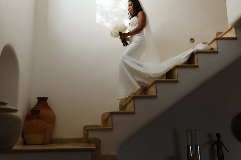 Reni & Jordan Wedding at the Cycladic Gem Villa Ios