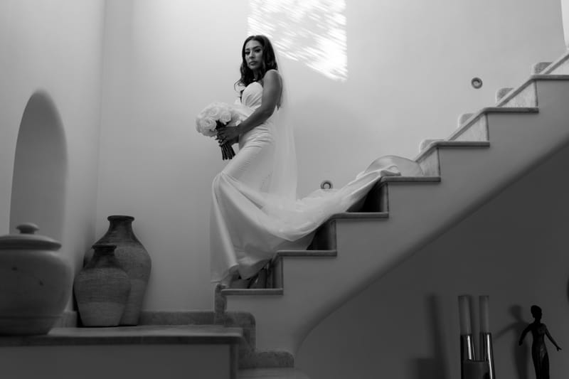 Reni & Jordan Wedding at the Cycladic Gem Villa Ios