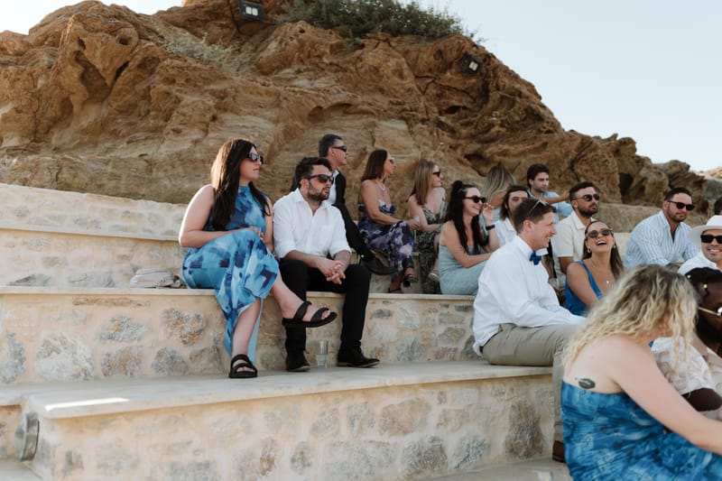 Reni & Jordan Wedding at the Cycladic Gem Villa Ios