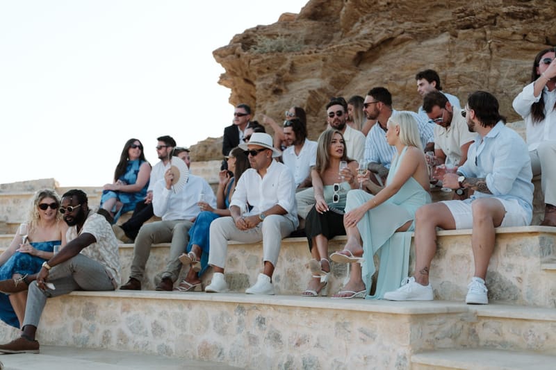 Reni & Jordan Wedding at the Cycladic Gem Villa Ios