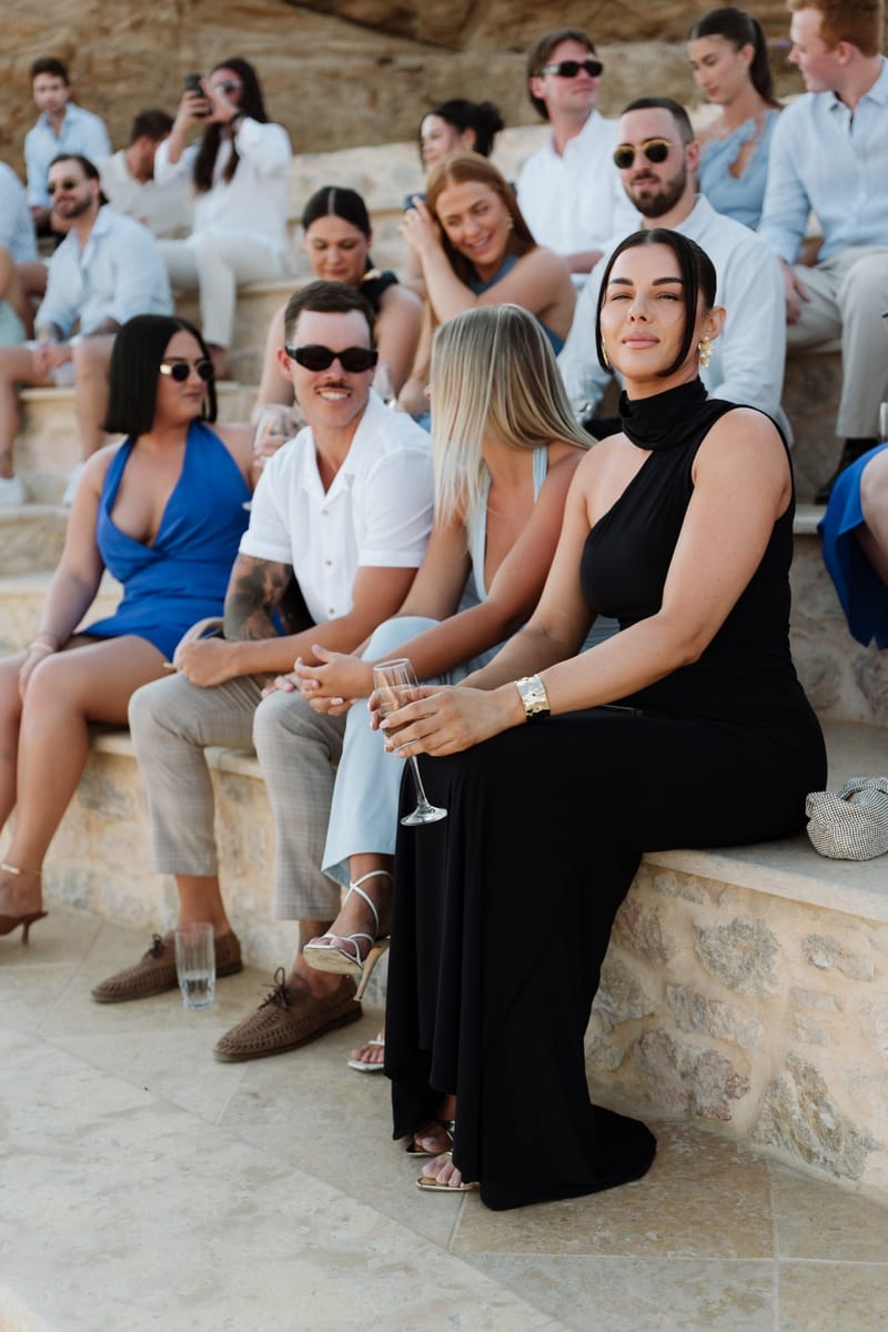 Reni & Jordan Wedding at the Cycladic Gem Villa Ios