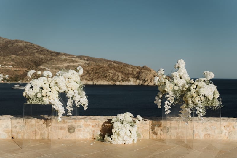 Reni & Jordan Wedding at the Cycladic Gem Villa Ios