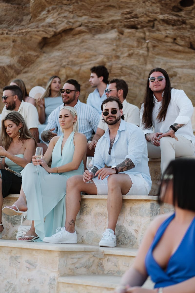 Reni & Jordan Wedding at the Cycladic Gem Villa Ios