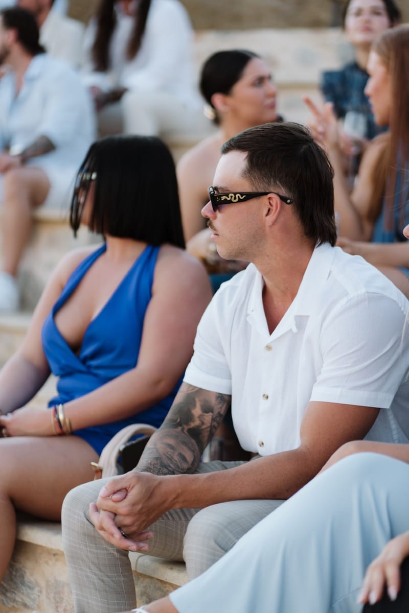 Reni & Jordan Wedding at the Cycladic Gem Villa Ios