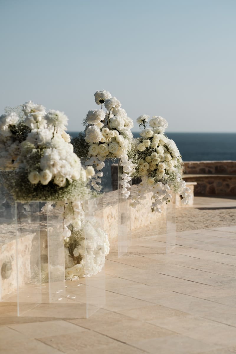 Reni & Jordan Wedding at the Cycladic Gem Villa Ios