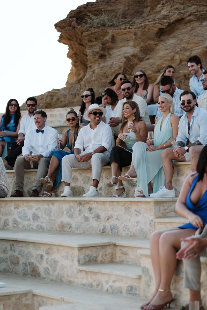 Reni & Jordan Wedding at the Cycladic Gem Villa Ios