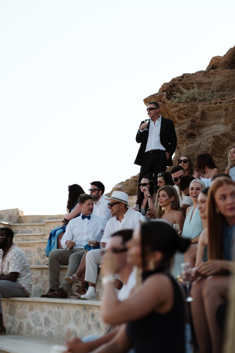 Reni & Jordan Wedding at the Cycladic Gem Villa Ios