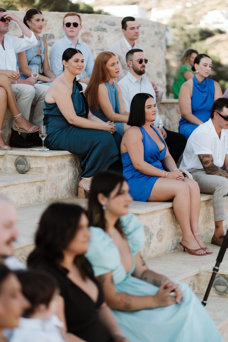 Reni & Jordan Wedding at the Cycladic Gem Villa Ios