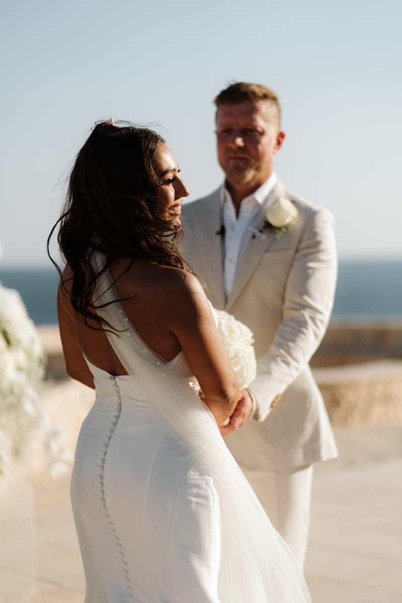 Reni & Jordan Wedding at the Cycladic Gem Villa Ios