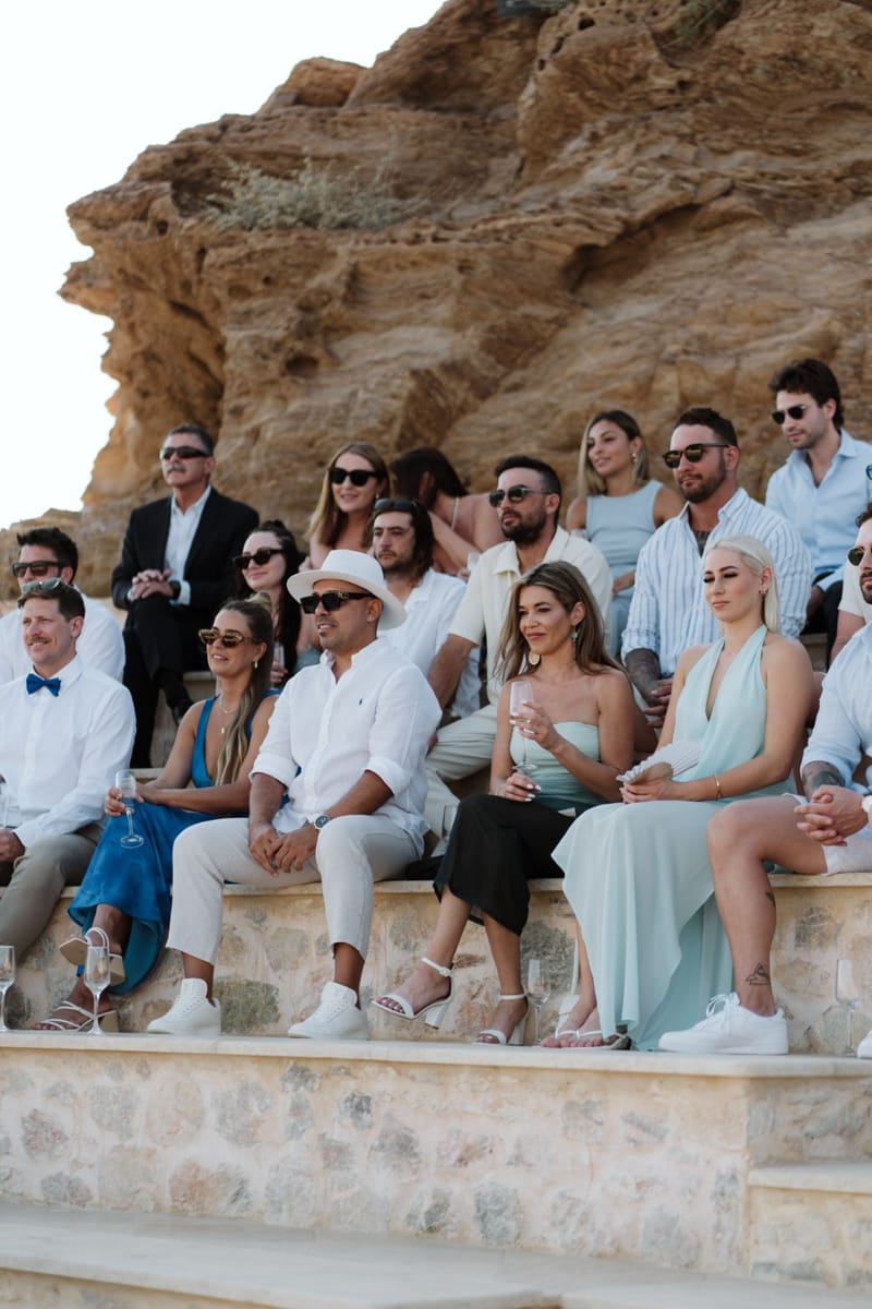 Reni & Jordan Wedding at the Cycladic Gem Villa Ios