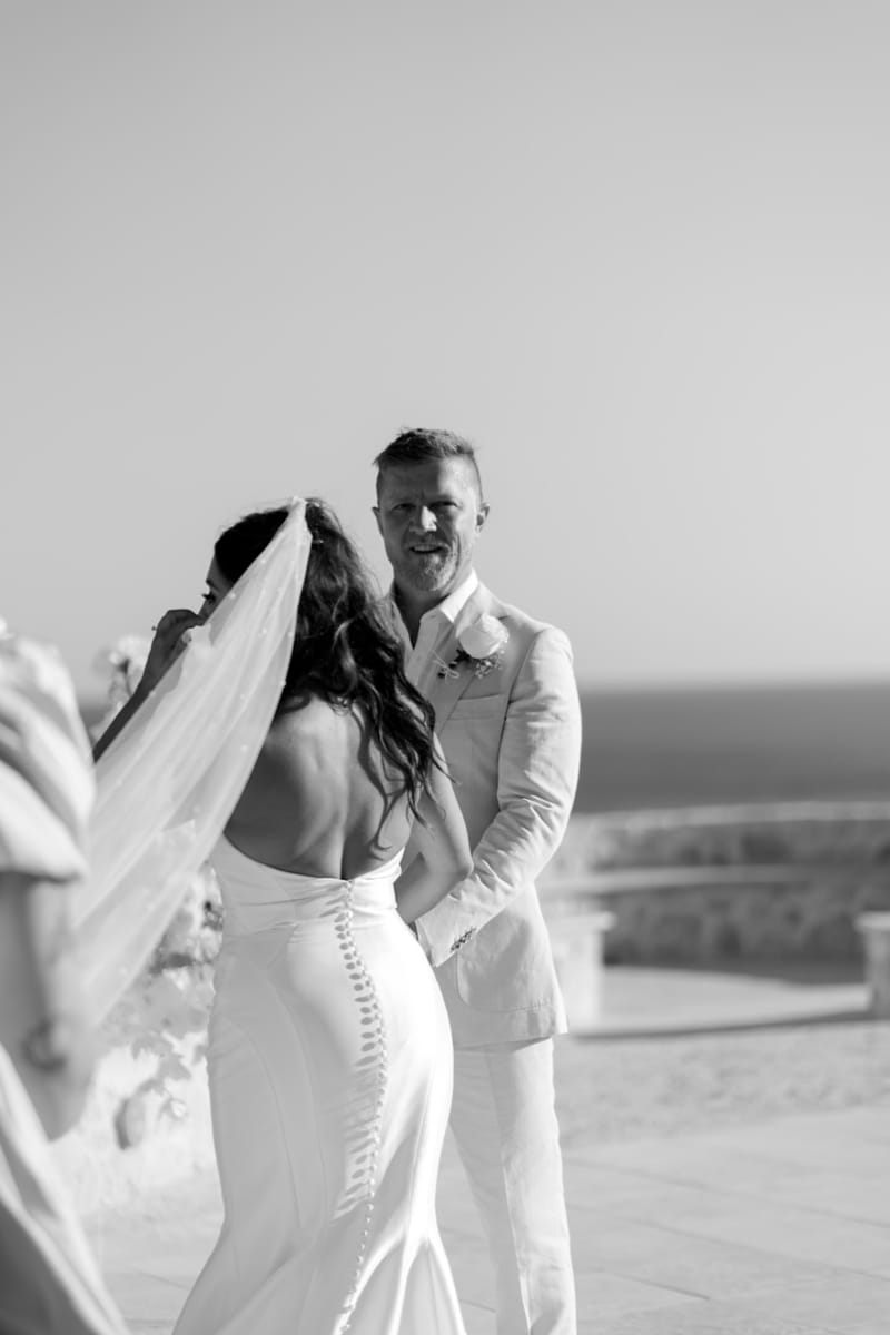 Reni & Jordan Wedding at the Cycladic Gem Villa Ios