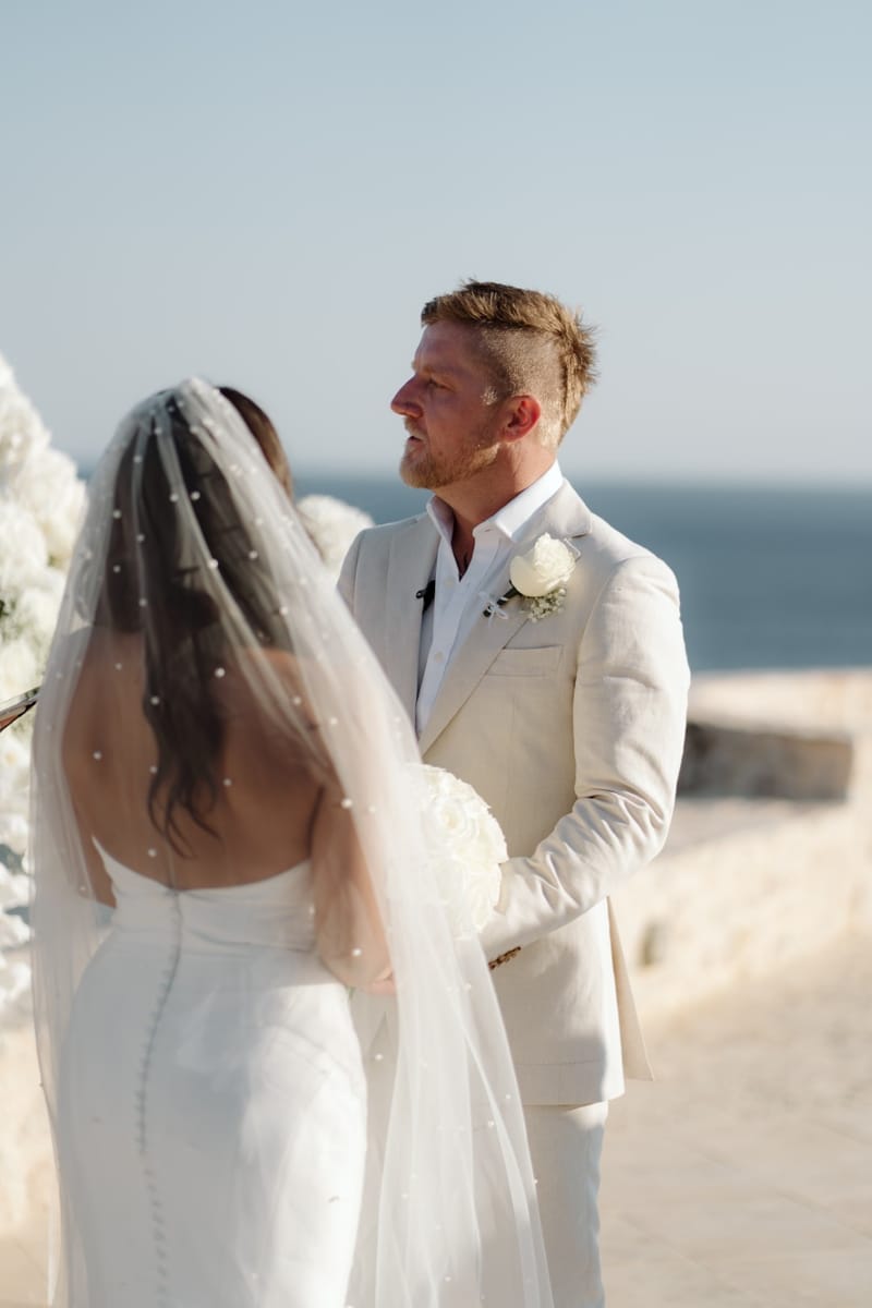 Reni & Jordan Wedding at the Cycladic Gem Villa Ios