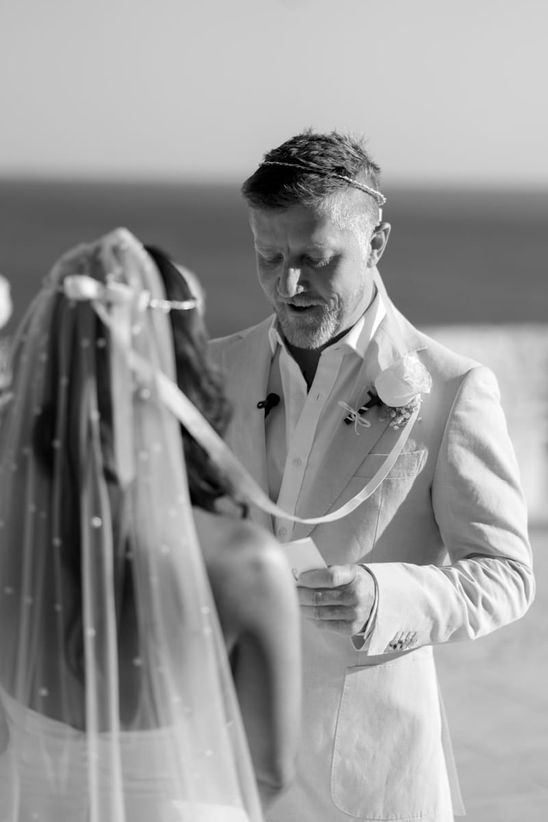 Reni & Jordan Wedding at the Cycladic Gem Villa Ios