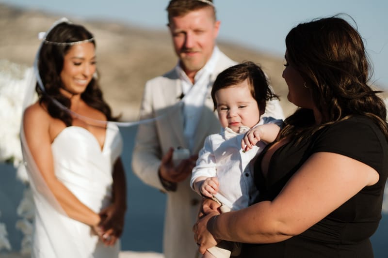 Reni & Jordan Wedding at the Cycladic Gem Villa Ios