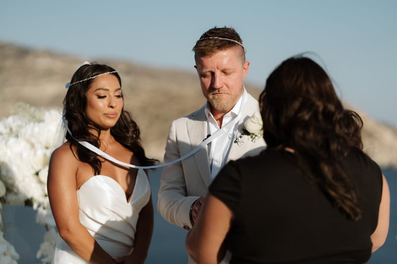 Reni & Jordan Wedding at the Cycladic Gem Villa Ios