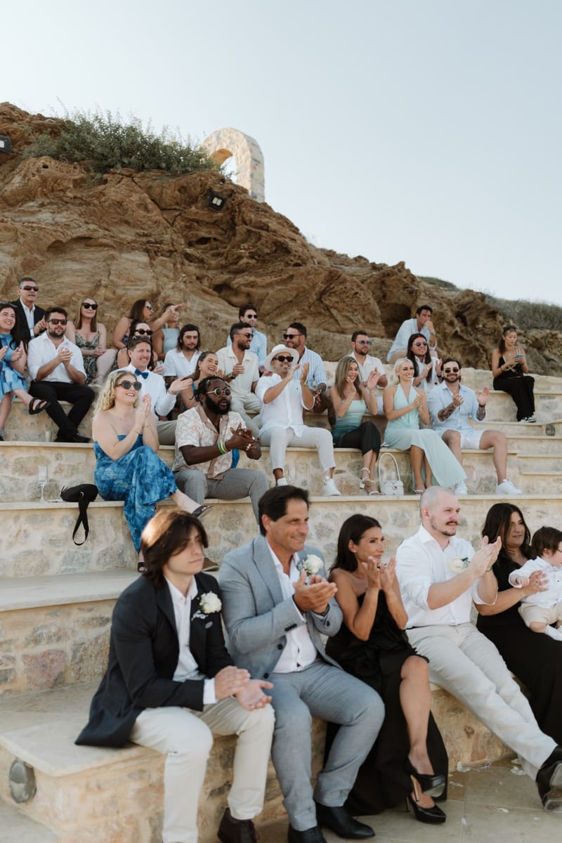 Reni & Jordan Wedding at the Cycladic Gem Villa Ios
