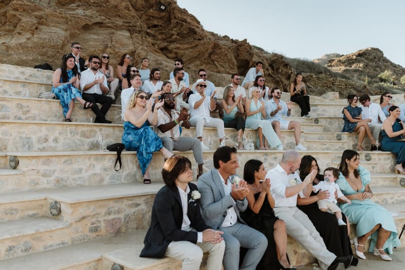 Reni & Jordan Wedding at the Cycladic Gem Villa Ios