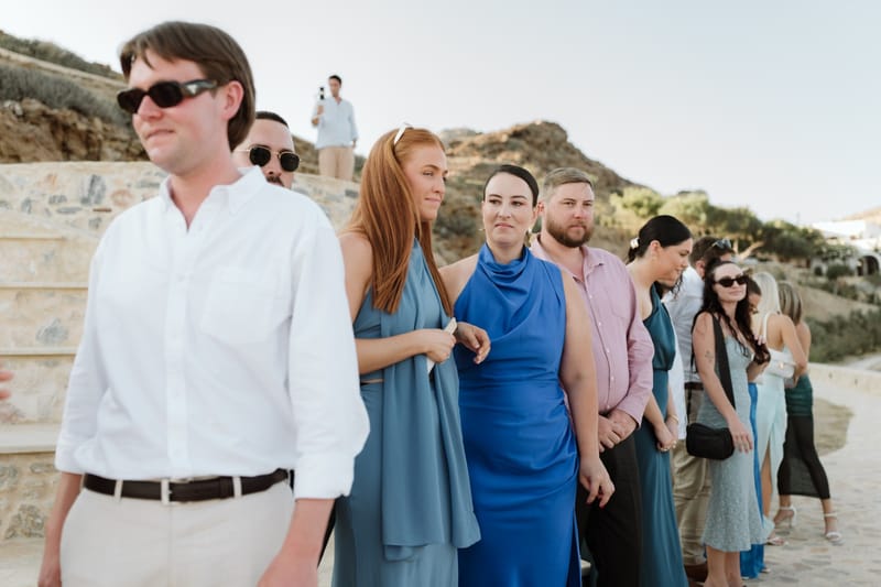 Reni & Jordan Wedding at the Cycladic Gem Villa Ios
