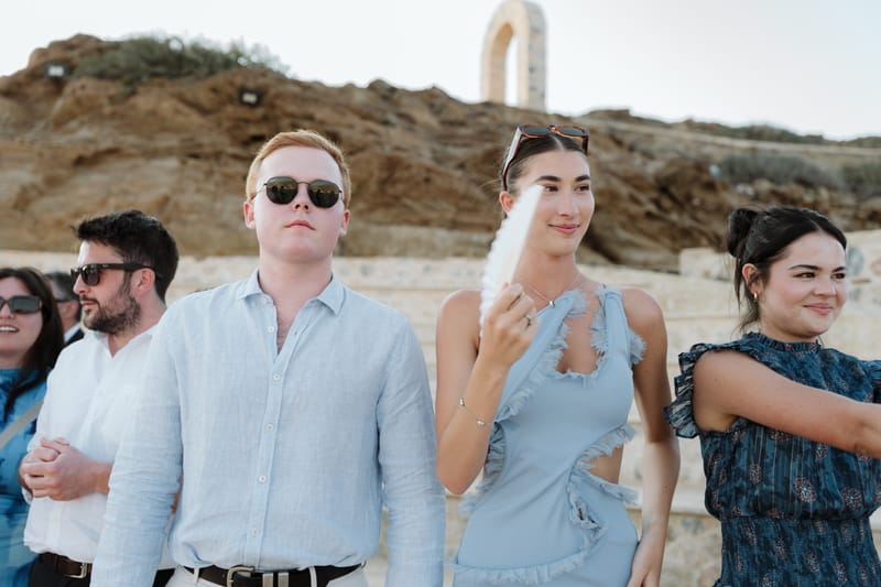 Reni & Jordan Wedding at the Cycladic Gem Villa Ios