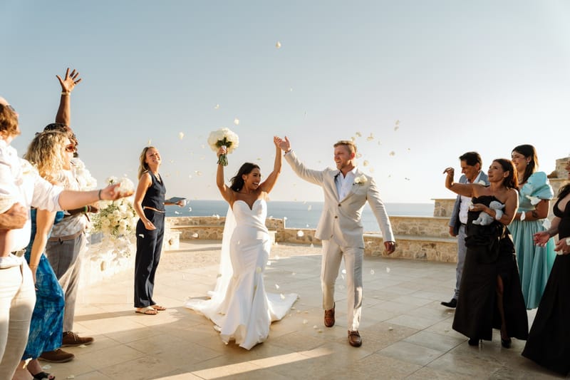 Reni & Jordan Wedding at the Cycladic Gem Villa Ios