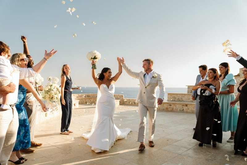 Reni & Jordan Wedding at the Cycladic Gem Villa Ios