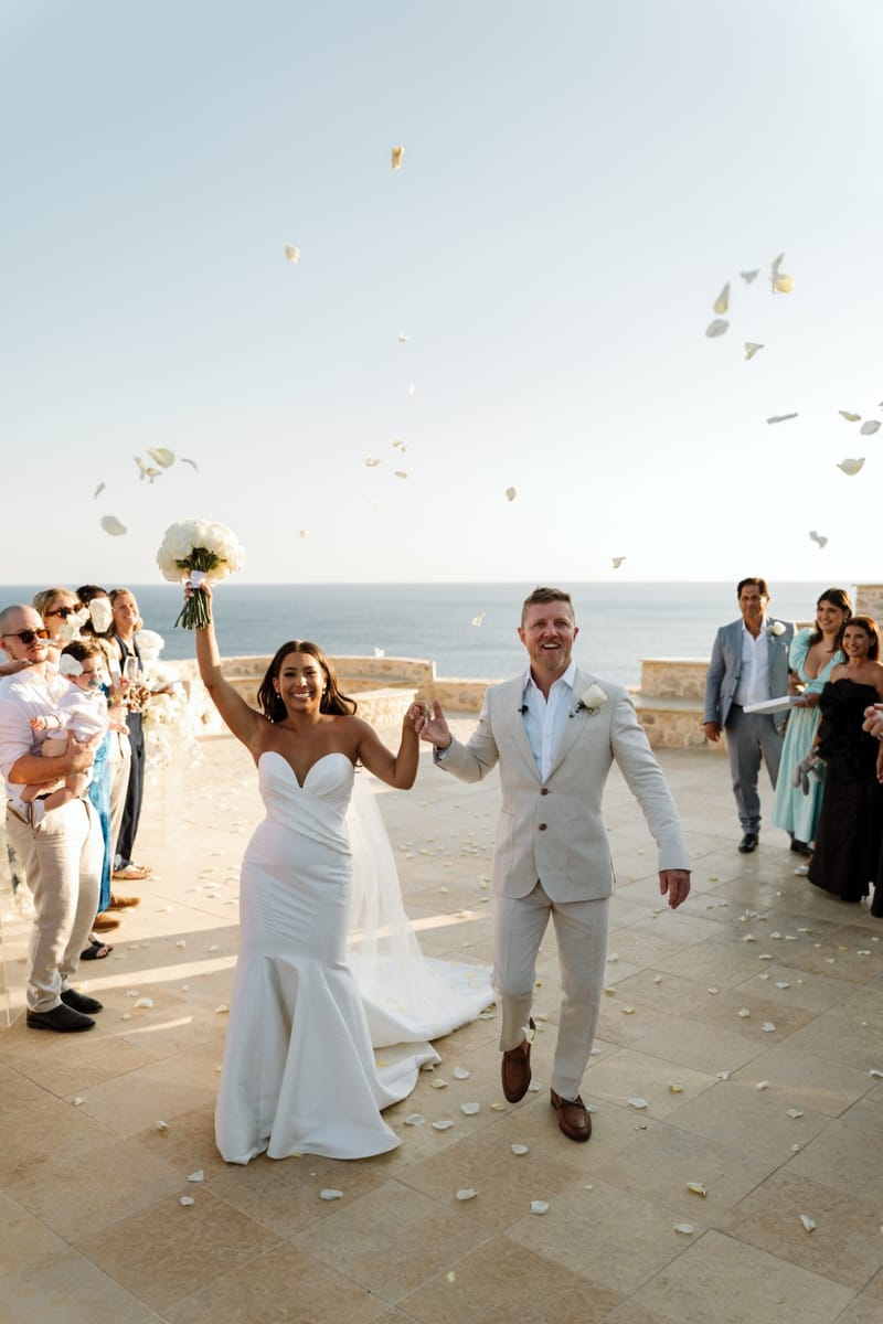 Reni & Jordan Wedding at the Cycladic Gem Villa Ios