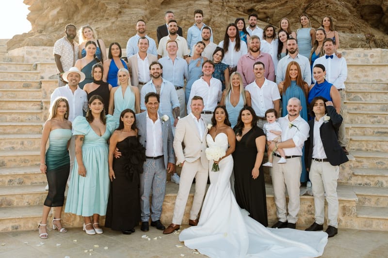 Reni & Jordan Wedding at the Cycladic Gem Villa Ios