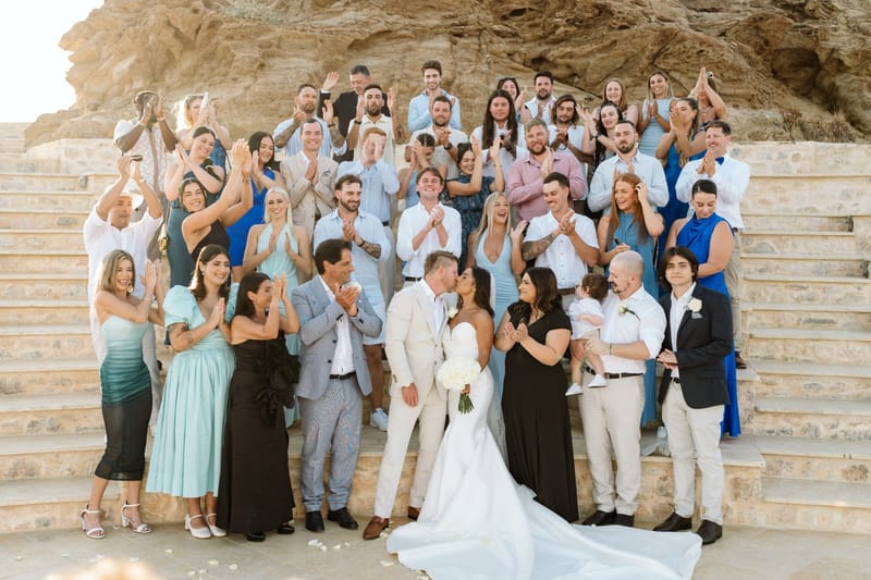 Reni & Jordan Wedding at the Cycladic Gem Villa Ios