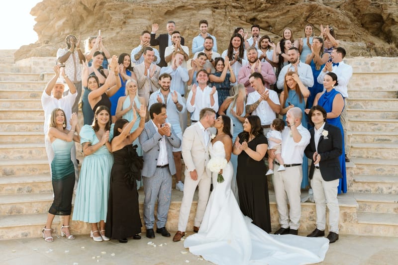 Reni & Jordan Wedding at the Cycladic Gem Villa Ios