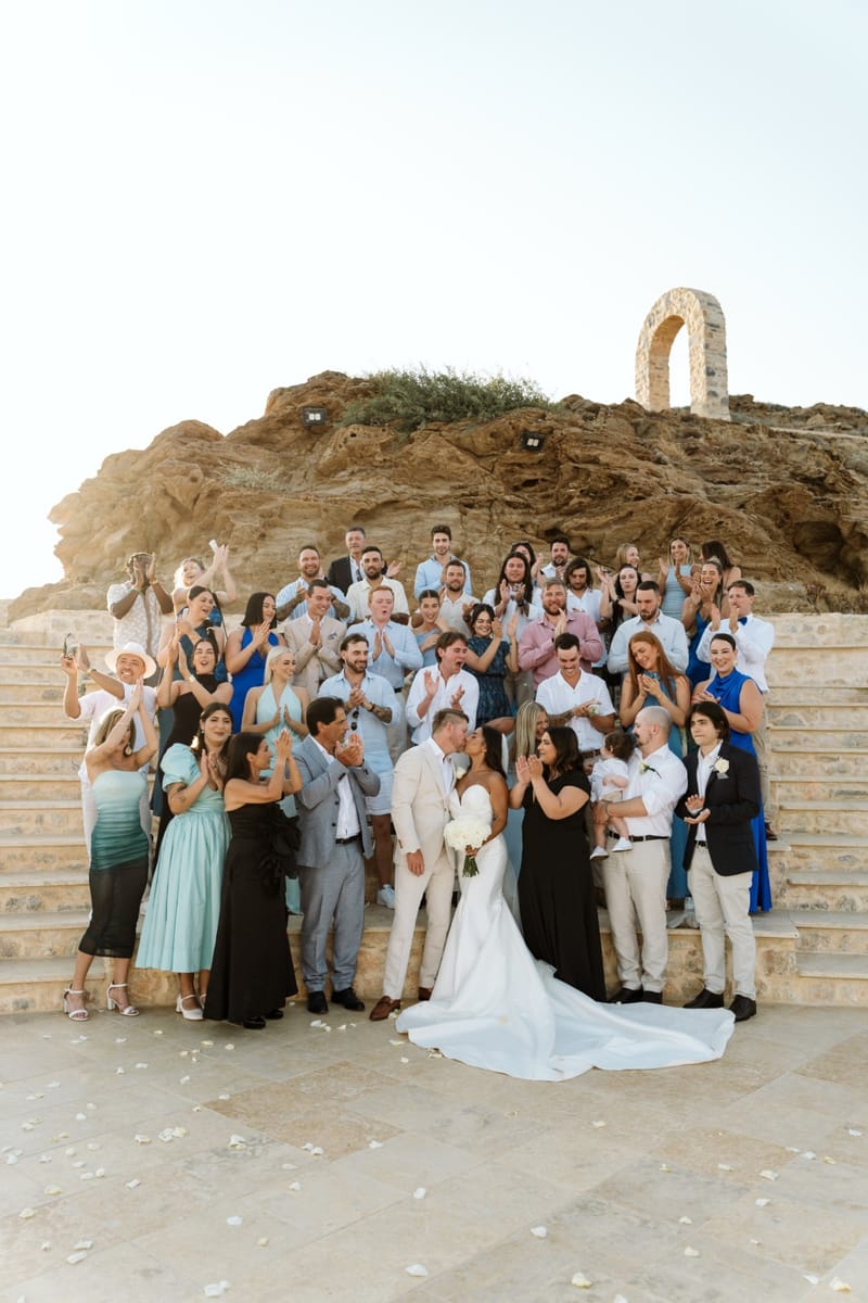 Reni & Jordan Wedding at the Cycladic Gem Villa Ios