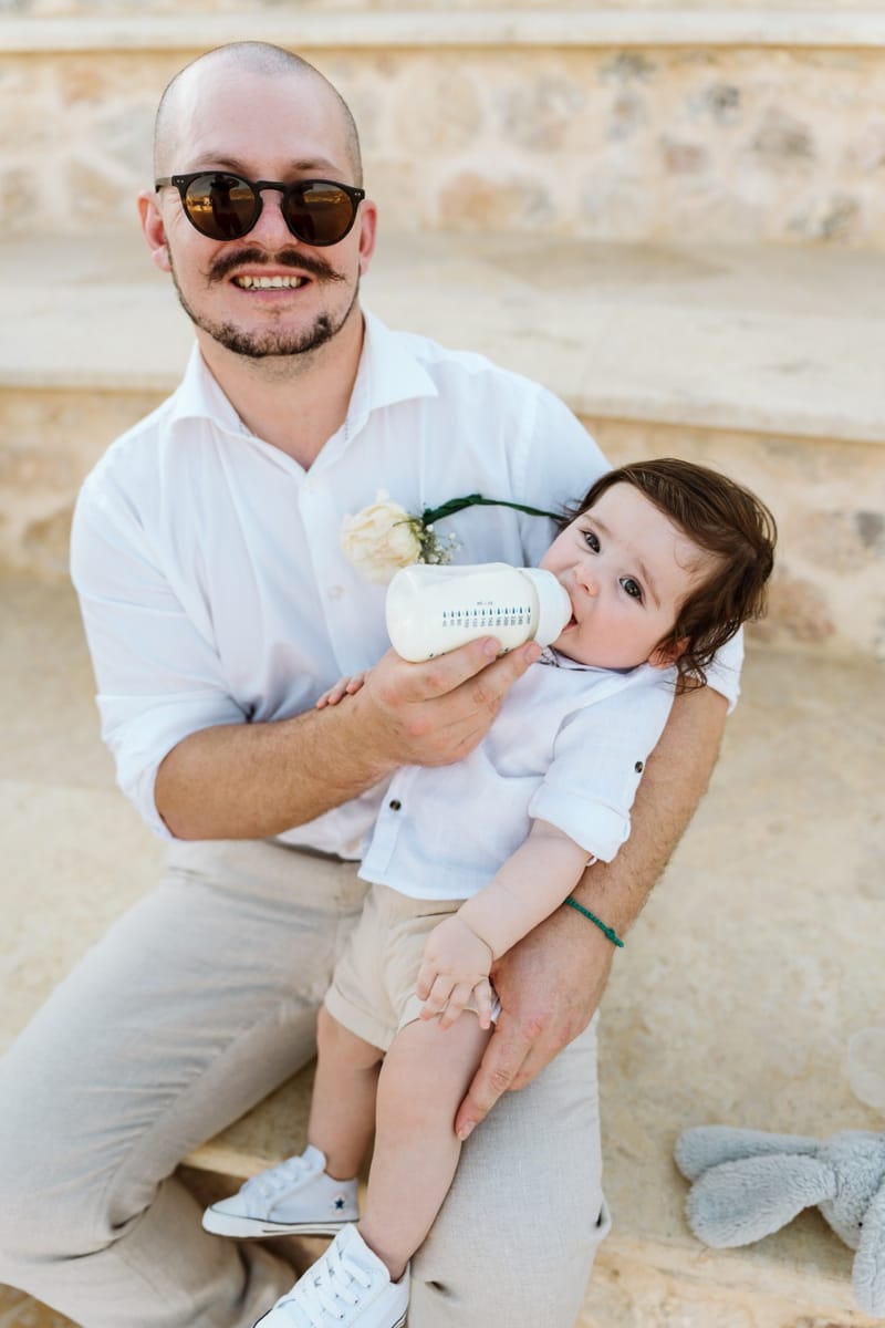 Reni & Jordan Wedding at the Cycladic Gem Villa Ios