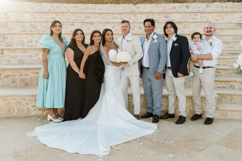 Reni & Jordan Wedding at the Cycladic Gem Villa Ios