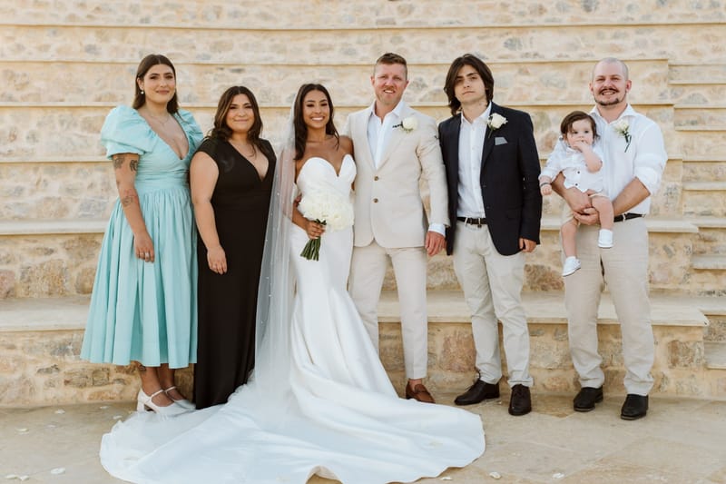 Reni & Jordan Wedding at the Cycladic Gem Villa Ios