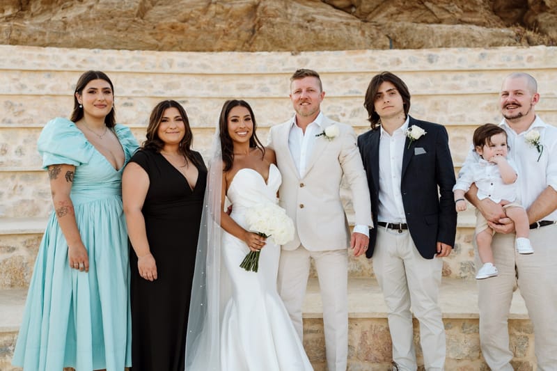 Reni & Jordan Wedding at the Cycladic Gem Villa Ios