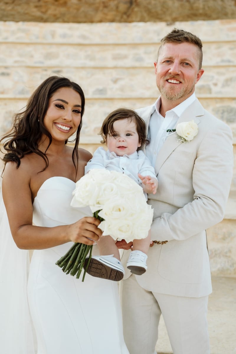 Reni & Jordan Wedding at the Cycladic Gem Villa Ios
