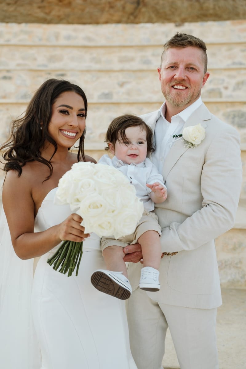 Reni & Jordan Wedding at the Cycladic Gem Villa Ios