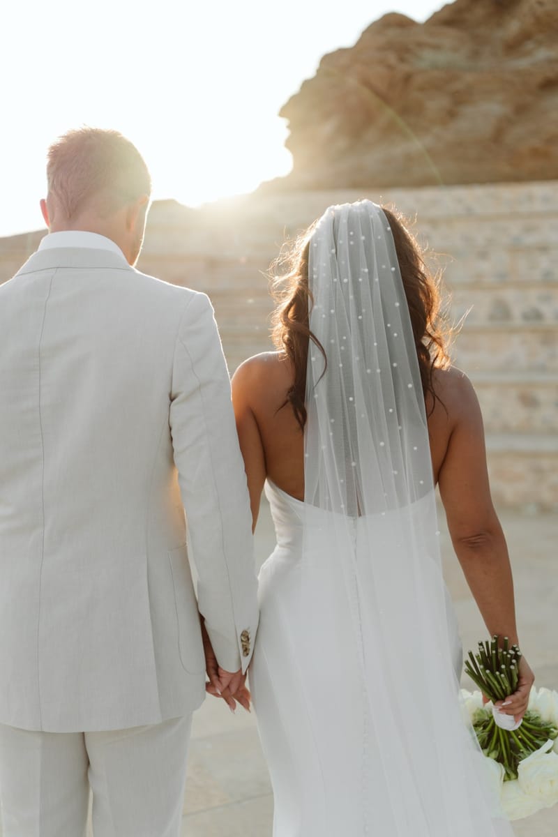 Reni & Jordan Wedding at the Cycladic Gem Villa Ios