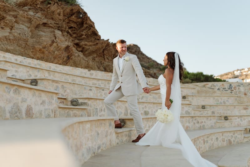 Reni & Jordan Wedding at the Cycladic Gem Villa Ios