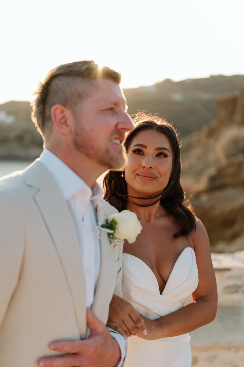 Reni & Jordan Wedding at the Cycladic Gem Villa Ios