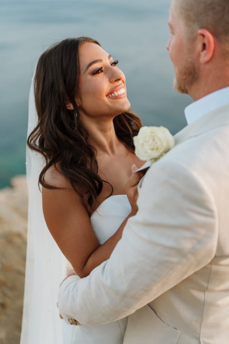 Reni & Jordan Wedding at the Cycladic Gem Villa Ios